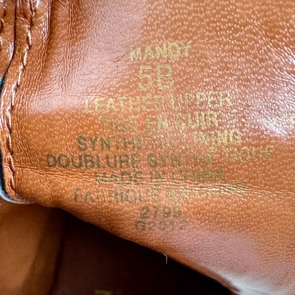 Lauren Ralph Lauren Tan Leather Mandy Heeled Ankle Boots - Picture 14 of 15